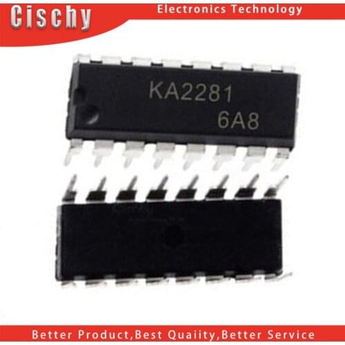 1pcs/lot KA2281 A2281 DIP-16 In Stock