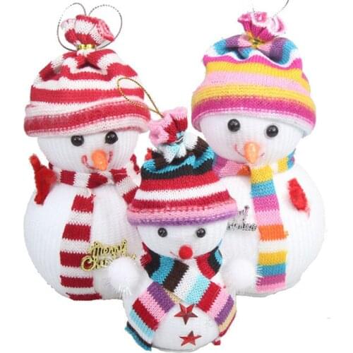 5 pieces/pack Little doll Christmas supply Christmas Snowman Doll Santa Claus Christmas Supplies Cute Christmas Tree Decorations