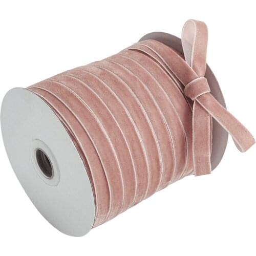 45Meters/lot 10mm Velvet Ribbon for Handmade Gift Bouquet Wrapping Supplies Home Party Decorations Wedding Christmas Ribbons