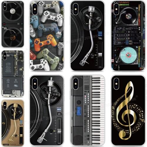 Printed DJ Turntables Cover For Vsmart Active 1 Plus Star 3 JOY 4 Live BQ Aquaris X2 X Pro U U2 Lite V VS Phone Case Fundas