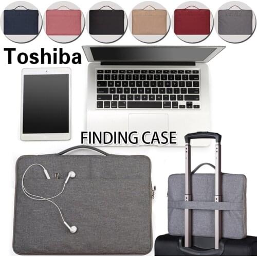 Side Zipper Shockproof Laptop Bag Sleeve Handbag Notebook Carrying Case for Toshiba Satellite Pro/Tecra A40 Laptop Case