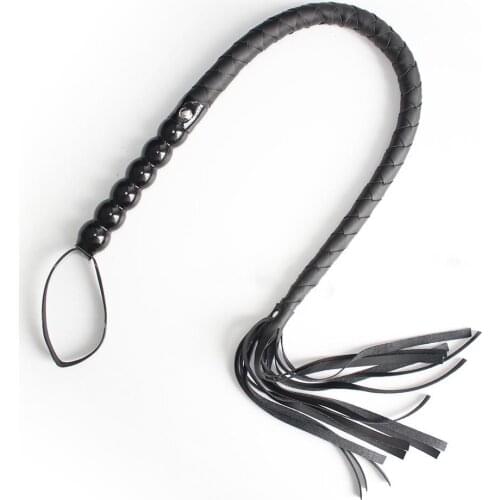 Hot Sex Toys Adult Game Sexy Spanking Paddle Whip PU Leather Flirt Toys Black Handle Spankers Adult Sex Products for Couples