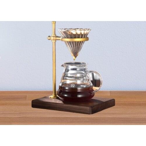 Coffee Filter Holder Zingana Base Adjustable Coffee Filter Brewing Stand Coffee Dripper Stand Holder Rack Cafe Accessory