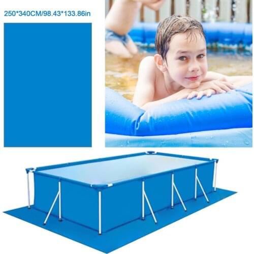 Swimming Pool Mat Rectangular Foldable Floor Cloth Carpet Protective Mat For Inflatable Swimming Pool Bottom Accessories