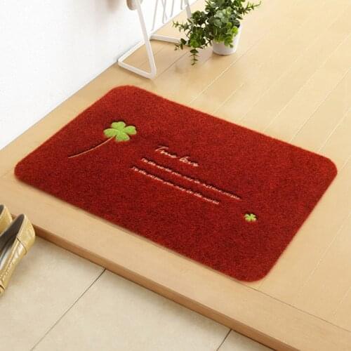 Door Mat Rectangle Solid Non-slip Dusts-removing Water Absorption Functional Bathroom Kitchen Shower Room Indoor Modern rug mat