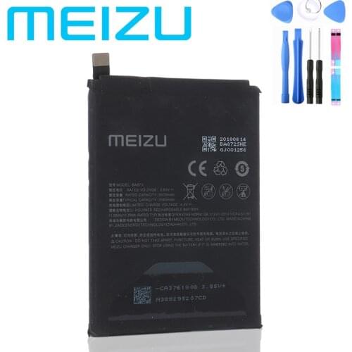 Meizu 100% Original 3060mAh BA872 Battery For Meizu Meilan 16X Mobile Phone Latest Production High Quality Battery+Tracking Code