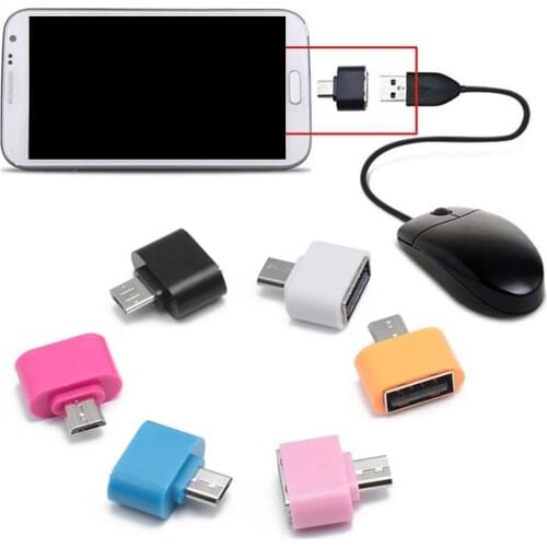 Mini OTG Adapters Mobile Phone Tablet Card Reader Micro USB Flash Mouse Keyboard Expansions