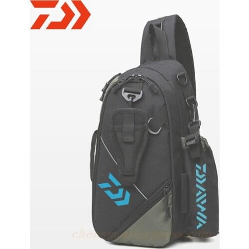 DAIWA Multifunctional Fishing Tackle Bag Outdoor Sports Single Shoulder Bag Waist Pack Fishing Lures Tackle Gear Bags Pesca