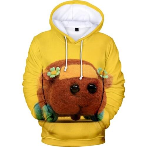 New 2021 N ew Print PUI PUI Hoodies Casual Sweatshirt Kids Streetwear Men/women Fashion 3D Hoodie Harajuku Streetwear Sweatshirt