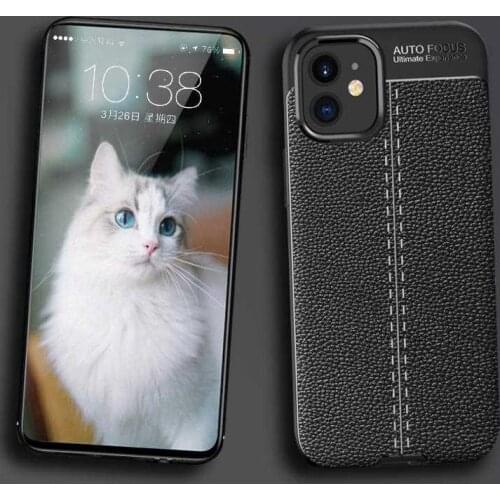 Wholesale 10pcs/lot Lichee Pattern Shock Proof Soft 5.4"for Iphone 12 Case For Iphone 12 Pro Max Phone Case Cover