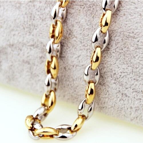 Tiasri 7.5mm Bohemian Style Necklace Bracelet for Men and Women 316L Stainless Steel Jewelry Chain Gift For Lover Wholesale