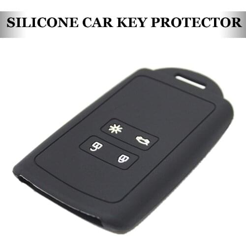 Silicone Key Cover Holder For Renault Clio Megane Arkana Arcan Kadjar Zoe Espace 5 Smart Key Car Case For Renault Captur 2020