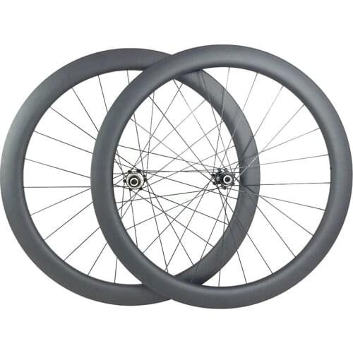 SPEEDSAFE 60mm Tubular road disc carbon wheels 26mm width Novatec D411SB D412SB 24H 28H 60T cyclocross bicycle wheelset