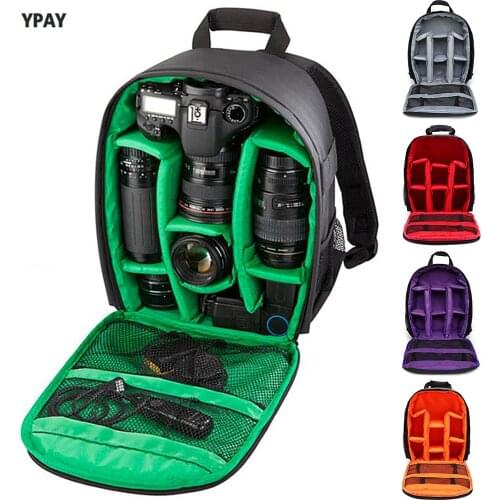Waterproof SLR Backpack Digital Camera Bag Outdoor Multi-function Shockproof Camera Backpack for Nikon Canon SLR Camera Lens Bag