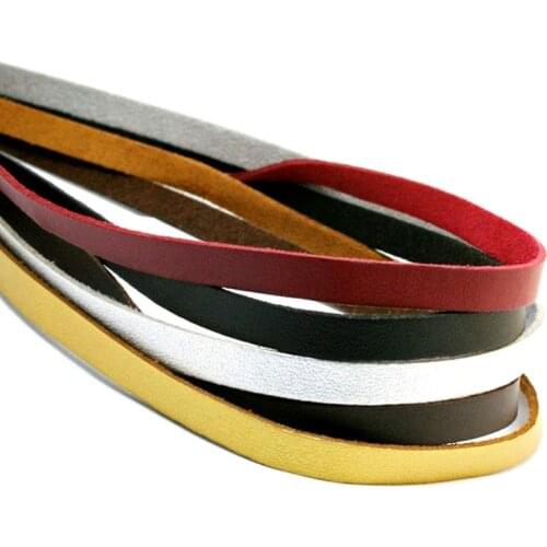 1meter/lot 8mm Suede Flat Leather Cord Bracelet Faux Velvet Cords Rope Thread String Necklace DIY Jewelry Findings FXU004-02