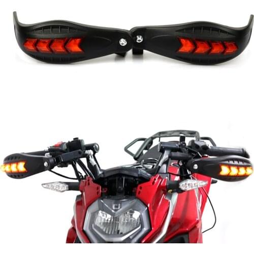 Motocross Hand guards With lamp Dirt Pit Bike Off Road Handlebar windproof For KTM CRF 125 250L CRF YZF KXF RMZ ATV EXC