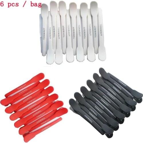 Carbon Fiber Hair Clips Grip Hair Clip Accessories 6 pcs / lot Clips Hair Salon Barber Professional Hairdresser