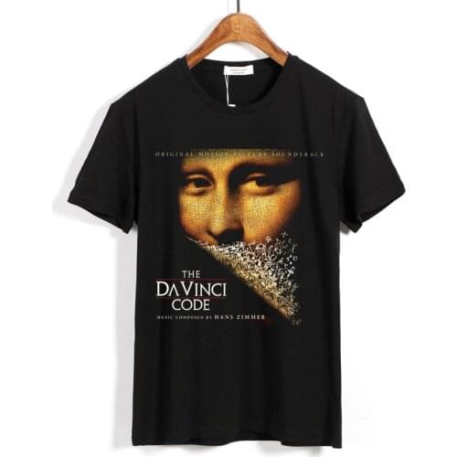 7 kinds Mona Lisa Hans Zimmer men women movie shirt 3D print Cotton T-shirt Music fitness Da Vinci Code camiseta Customize tees