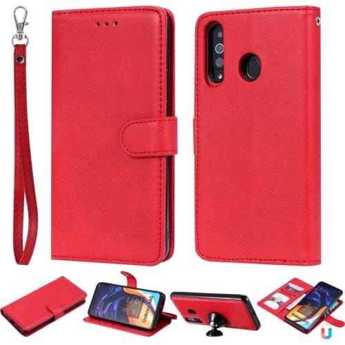 A71 Wallet Case For Galaxy A51 A41 A31 A21S A81 A91 A11 A01 A50 A20S A60 A70 Flip Shell Leather Magnetic 2 in1 Detachable Cover
