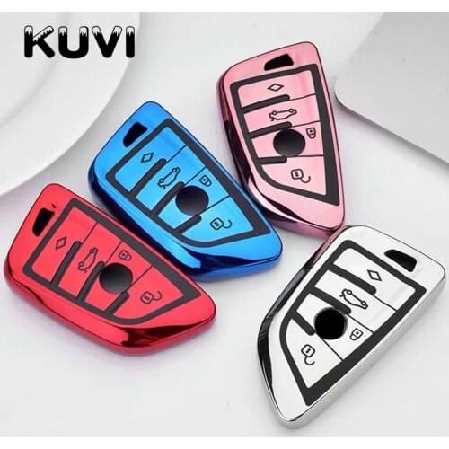 New Soft TPU Car Remote Key Case Full Cover Holder For BMW 1 3 5 7 Series X5 X15 X6 F16 G30 G11 X1 F48 F39 M3 M4 M5 520 525 Fob