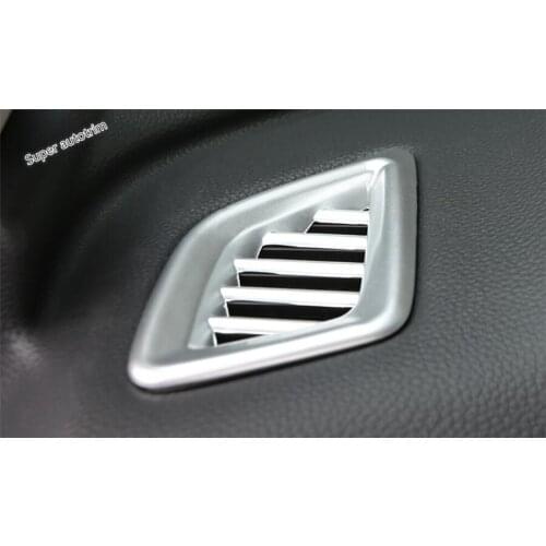 Lapetus Front Side Air Conditioning AC Outlet Vent Frame Cover Trim Fit For Honda Accord 2018 2019 2020 Matte / Carbon Fiber ABS