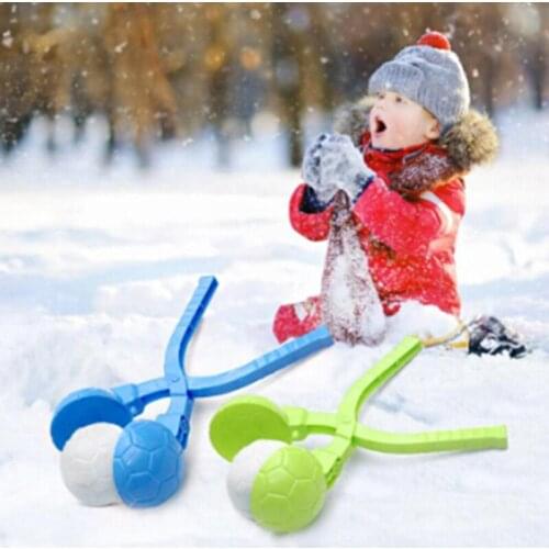Hot Sale 1PCS Snowball Maker Plastic Clip Kids Outdoor Sand Snow Ball Mold Toys Fight Duck Snowman Maker Clip Toy For Children
