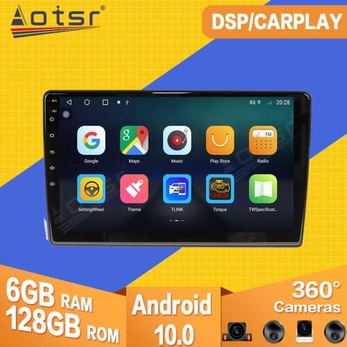 For Toyota Wish 2009 2010 2011 2012 Android Car Tape Radio Recorder Video Player Carplay Navigation GPS DSP Multimedia Head Unit