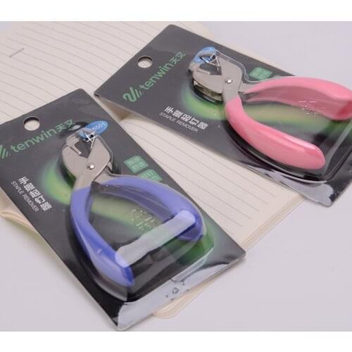 Metal Anti-stapler Staple Remover Nail Extractor Sacagrapas Remove Staples Drawing Pins Office School Upholstery Tools Supplies