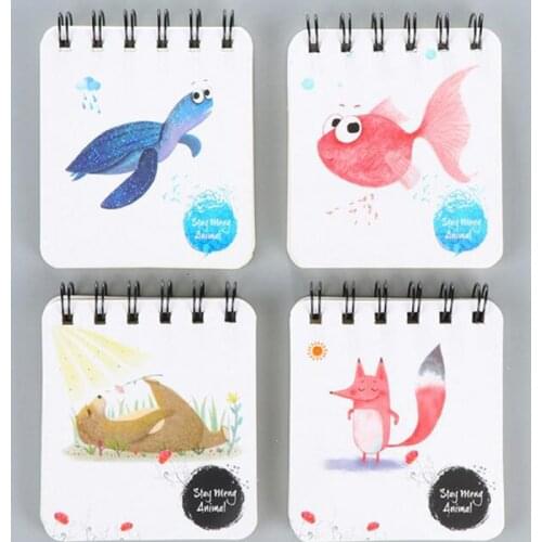 Kawaii Cute Spiral Daily Notebook Weekly Planner Mini Daily Notebook Day Plan Diary Notebook School Supplies Agenda