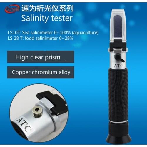 Sea salinity, hydrometer, food salinity meter, salinity table