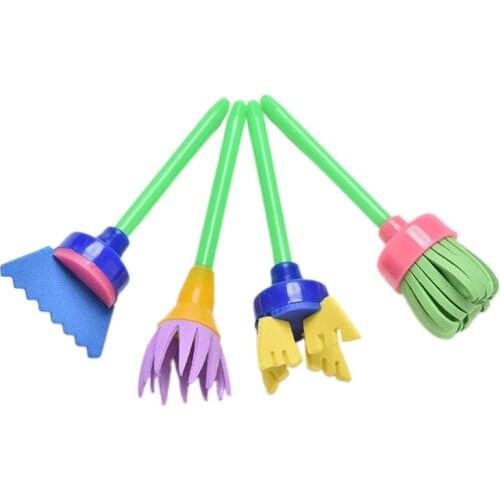 T8DB Reusable Watercolor Acrylic Painting Brush Kit Ideal for Kindergarten Boys Girls