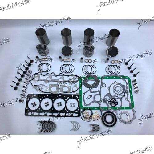 New V3300 IDI Repair kit piston + piston ring + liner + bearings + valve guide seat + full gasket set