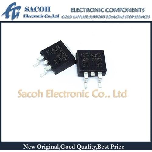New Original 10PCS/Lot IRF4905S F4905S IRF4905SPBF TO-263 74A 55V P-ch Power MOSFET