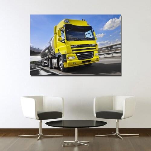 Full Square Drill Wall Art Painting Embroidery DAF Truck Posters Canvas Handmade 5D DIY Diamonds For Living Room Home Decoration
