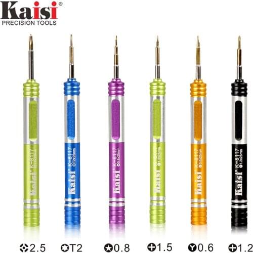 Kaisi Precision Magnetic Screwdriver Multifunctional Repair Tools For iPhone 6 7 8 Phillips Torx Hex Y-Type Pozidriv K-8117