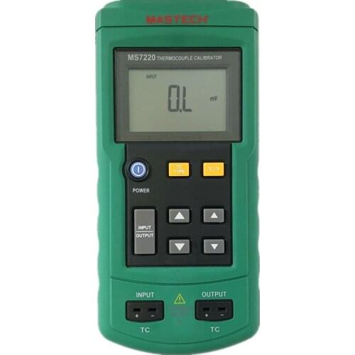 MASTECH MS7220 Professional Thermocouple Simulator Calibrator Tester Meter Thermocouple Measurement/Simulation Simulate