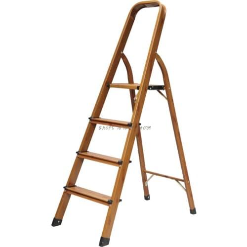 Aluminum Alloy Ladder Household Folding Herringbone Ladder Thickened Indoor Portable Multi-function Stairs Portable Climbing Esc