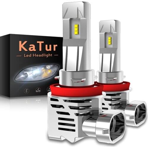 2pcs H8 H11 HB3 HB4 H4 H7 LED Canbus Bulb Car H1 H3 Headlights Auto Headlamp For Audi A4 B6 B8 B7 A3 8P A5 A6 C5 C6 A7 A8 Q3 Q5