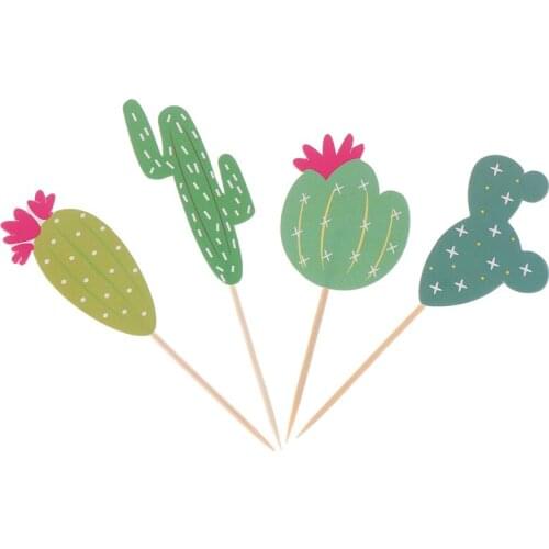 Inserts Card Party Gifts Kid Birthday Wedding DecorAlpaca Cake Decoration Insert Mexican Cactus Cake Insert Decoration Cake