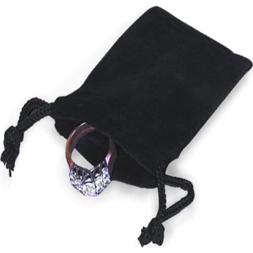 High quality drawstring velvet bag mobile phone HDD accessories gift jewelry packaging pouch