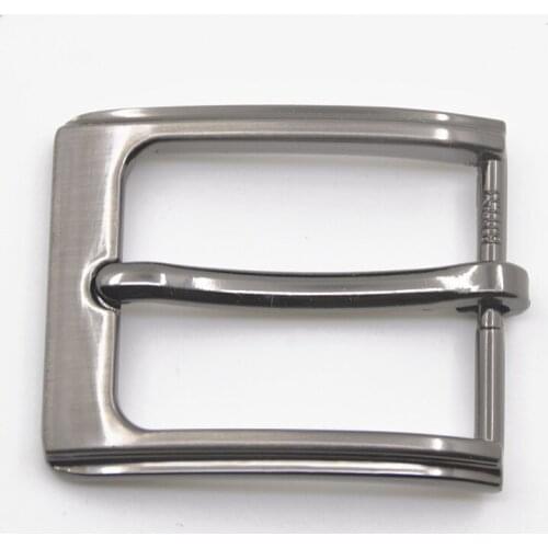 1pcs Metal 2 Color 3cm Belt Buckle Casual End Bar Heel bar Single Pin Belt Buckle Leather Craft Webbing fit for 27-29mm belt