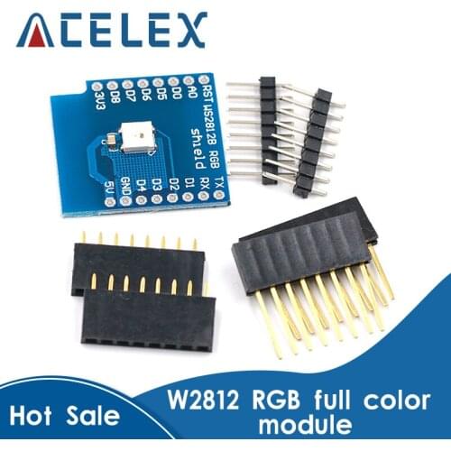 1pcs WS2812B RGB SHIELD for WeMos D1 mini BMP180