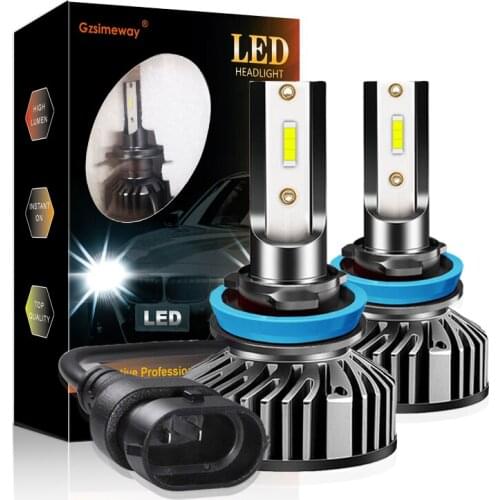 2PCS H1 H7 LED Bulb H4 Canbus CSP 20000LM HB3 HB4 9012 HIR2 LED Car Headlight H11 H8 9006 9005 880 881 Auto Fog Lamps 6000K 12V