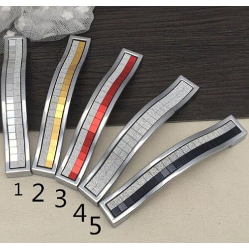 2x 160mm Modern Cabinet Drawer Handles Cupboard Simple Crystal Handle Shoes Cupboard Door Handles Dresser Pulls Closet Knob