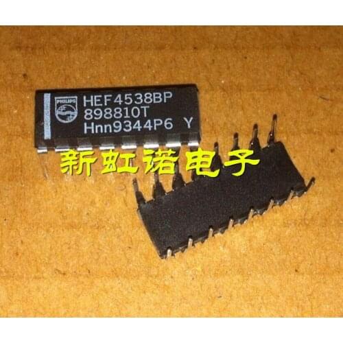 5Pcs/Lot New HEF4538BP ：DIP-16 Integrated circuit IC Good Quality In Stock