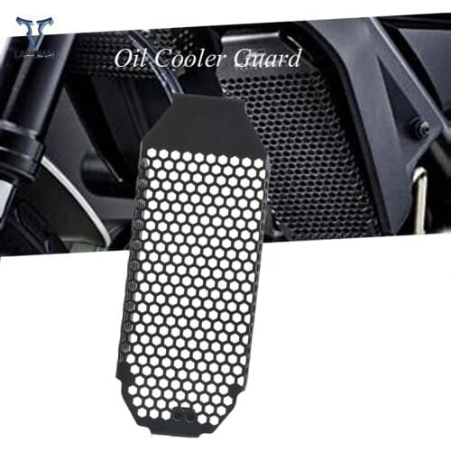 Motorcycle Accessories Aluminum Oil Cooler Guard with logo For Ducati Monster 797 Oil Cooler Guard Cover 2017 2018 2019 2020