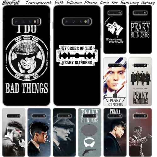 Hot Peaky Blinders Soft Silicone Case For Samsung Galaxy S10 S9 S8 Plus S7 Edge A6 A8 Plus A7 A9 2018 A5 2017 Fashion Cover