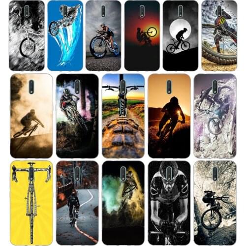 028FG Amazing mountain bike Bicycle MTB gift Soft Silicone Tpu Cover phone Case for Nokia 2.1 2.3 3 3.1 4.2 5 5.1 Plus 7.2 6 8