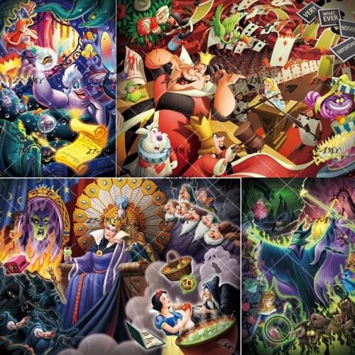 CraftArtGo 5D DIY Diamond Embroidery Witch party Full Square Round Rhinestone Mosaic Painting Cross Stitch Flowers Diamond Kit