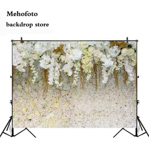 Mehofoto Flower Wall Photo Backdrop for Photography Bride Show Photos Booth Background Studio Decoration Party Supplies 917